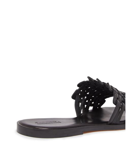 Dragon Diffusion Black Zigzag Sandals