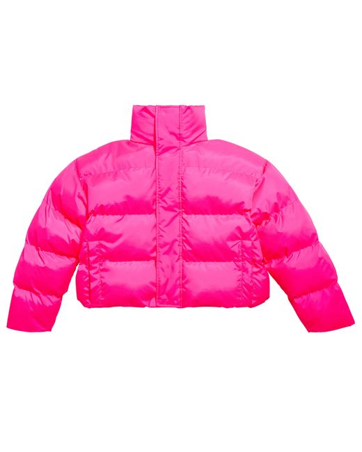 Balenciaga Pink Neon Puffer Jacket