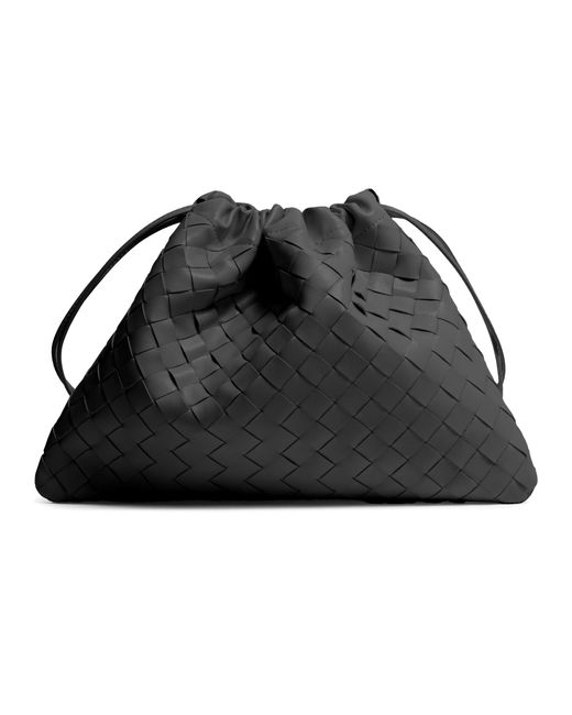 Bottega Veneta Black Intrecciato Calfskin Medium Dustbag