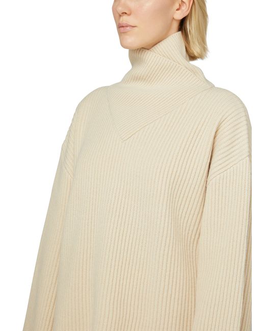 Totême  Natural Knit Turtleneck Sweater