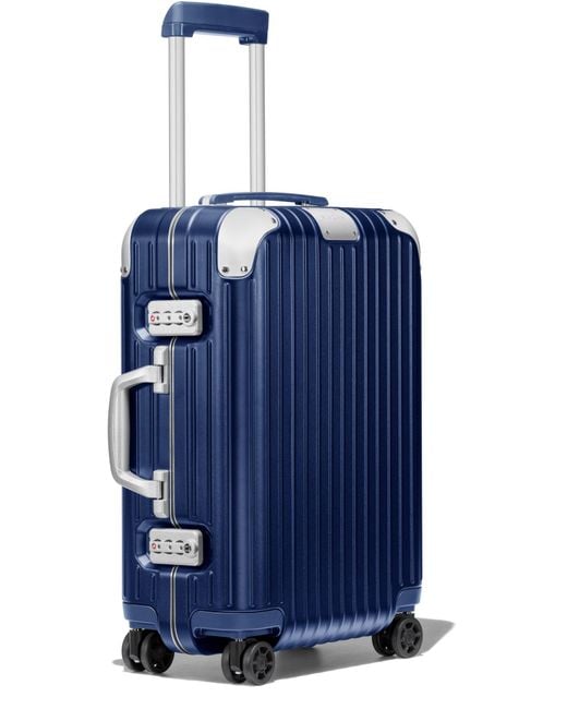 RIMOWA　HybridCabinS　Matte Blue RIMOWA Hybrid Cabin S luggage in Blue | Lyst