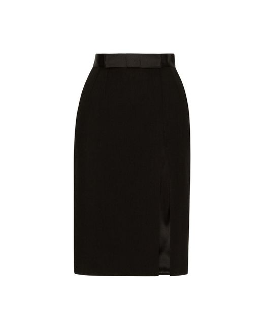 Dolce & Gabbana Black Short Skirts