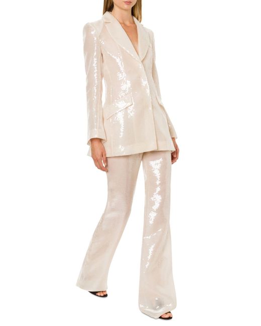 Jacket with sequins on organza