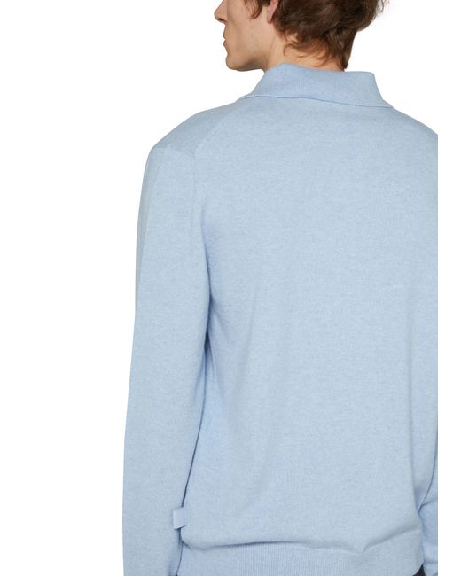 Loewe Blue Polo Sweater for men