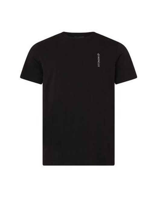 Moncler Black Short-sleeved T-shirt for men
