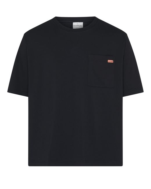 Acne Black Short-sleeved T-shirt for men