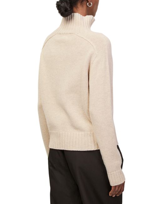 Bompard Natural Cashmere High-Necked Sweater