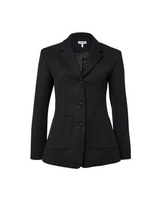 Loewe Black Woolen Jacket