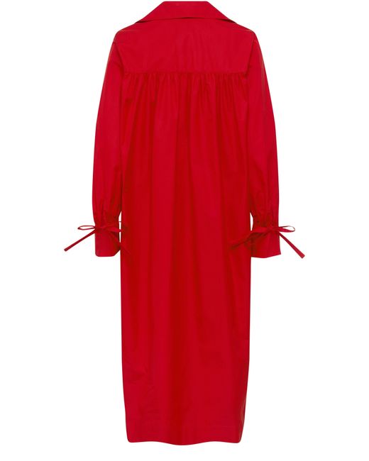 Max Mara Red Nupar Midi Dress