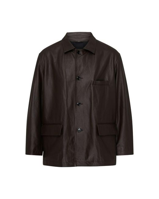 Lemaire Black Relaxed Jacket for men