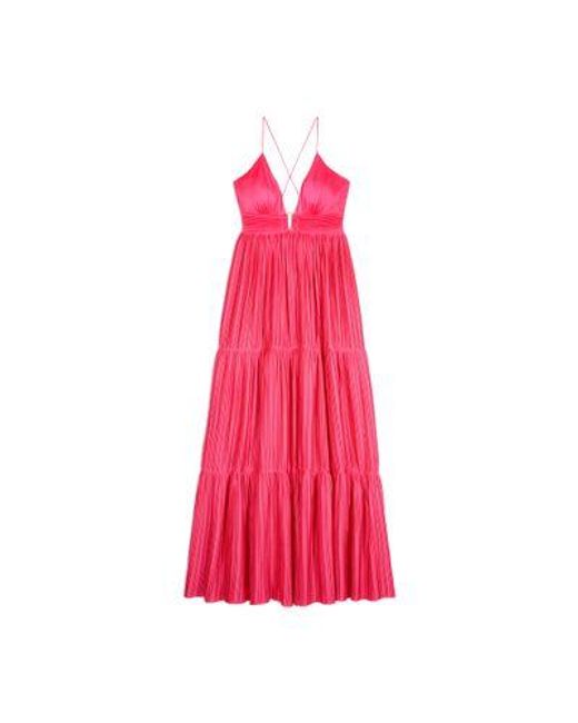 Ba&sh Pink Wasta Long Dress