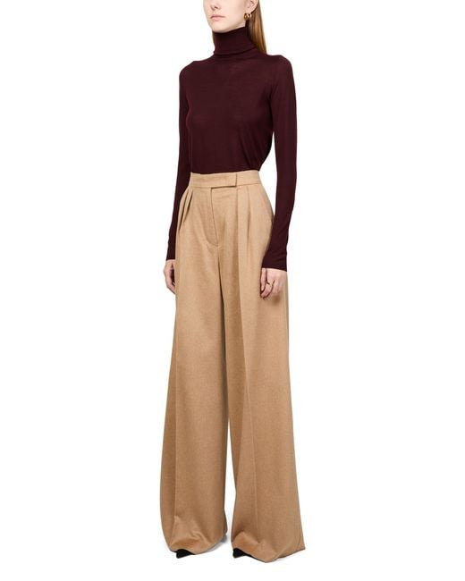 Max Mara Purple Saluto Turtleneck Sweater