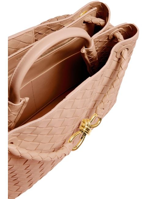 Bottega Veneta Brown Tasche Andiamo Im Kleinformat