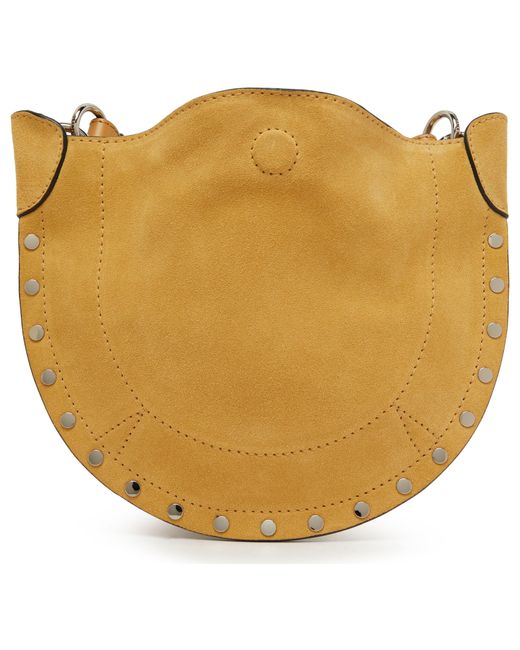 Isabel Marant Yellow Mini Moon Soft Handbag