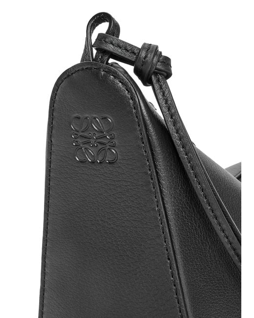 Loewe Black Hammock Mini Hobo Bag