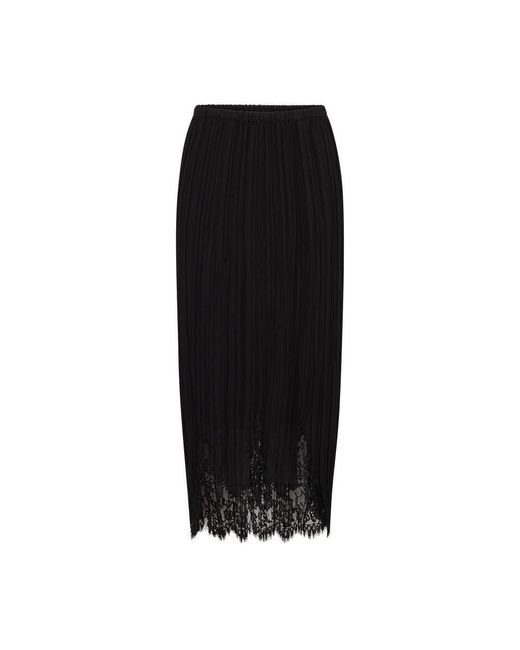 Zimmermann Black Pleated Skirt