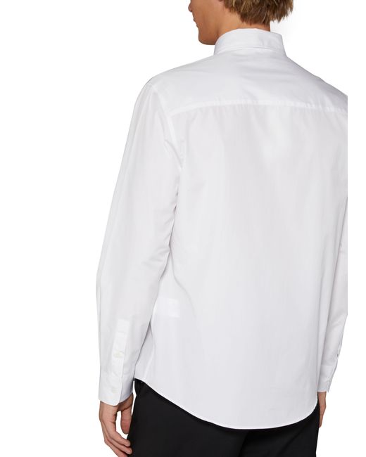 Chemise décontactée Bold Fox Head Maison Kitsuné pour homme en coloris White