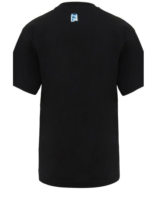 Paco Rabanne Paco Galaxy Short Sleeves T-shirt in Black | Lyst