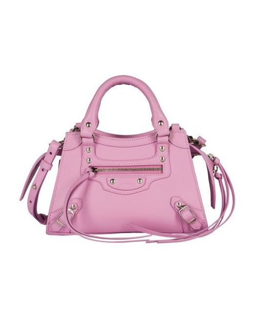 Balenciaga Purple Neo Classic Mini Top Handle Bag