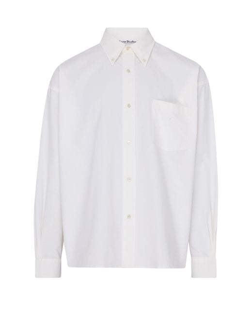 Acne Langarmhemd in White für Herren