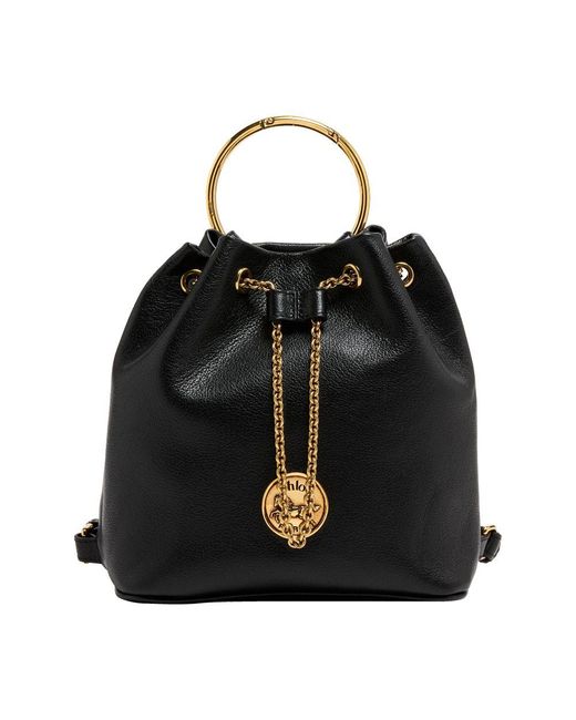 Chloé Black Bracelet Backpack