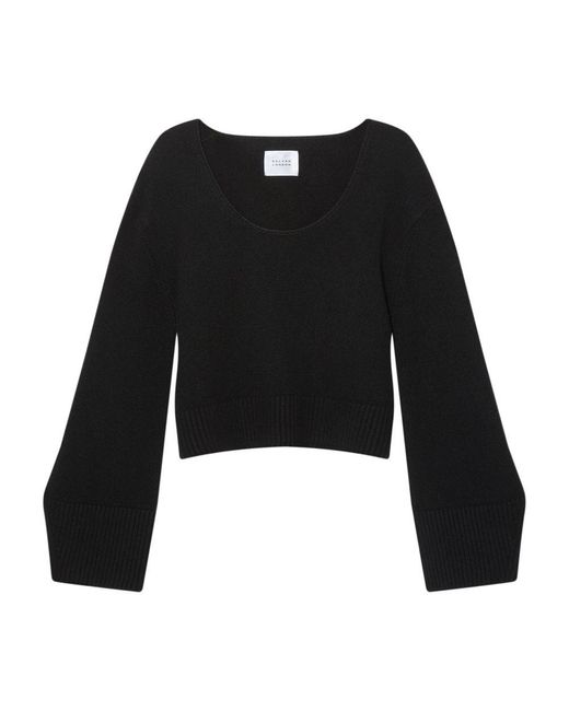 Galvan Black Theia Pearl Sweater