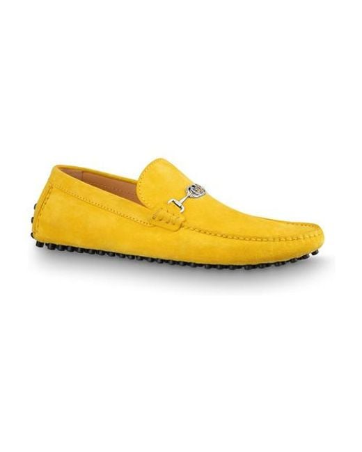Mocassin LV Porto Vecchio Louis Vuitton pour homme en coloris Yellow