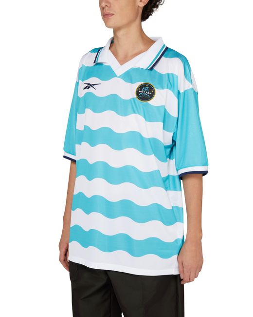 Reebok Soccer T-Shirt Scuba in Blue für Herren