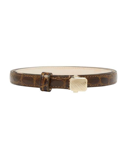 Lemaire Brown Military Belt 15