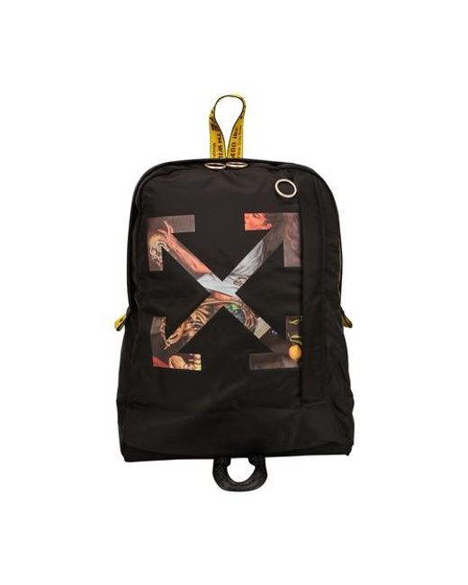 off white backpack pink