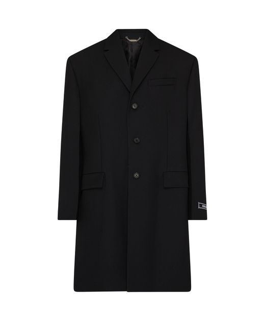 Versace Black Caban Coat for men