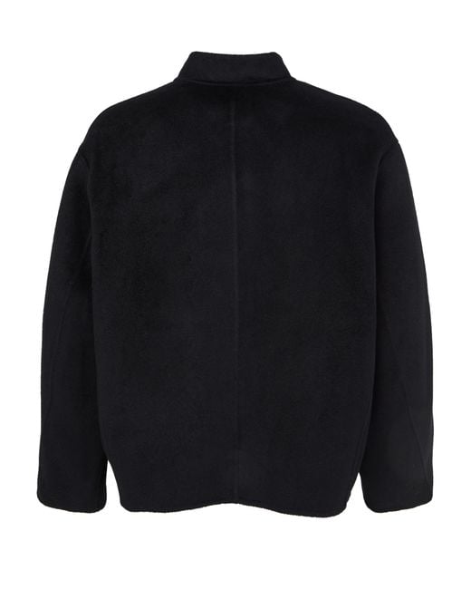 Soeur Black Windsor Wool And Cashmere Coat