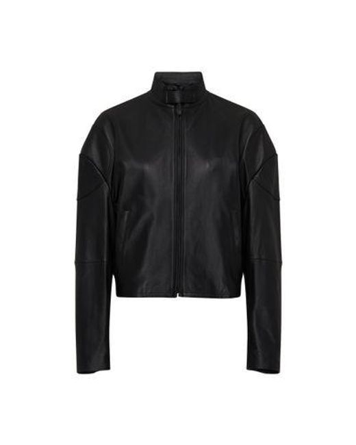 Acne Black Leather Jacket