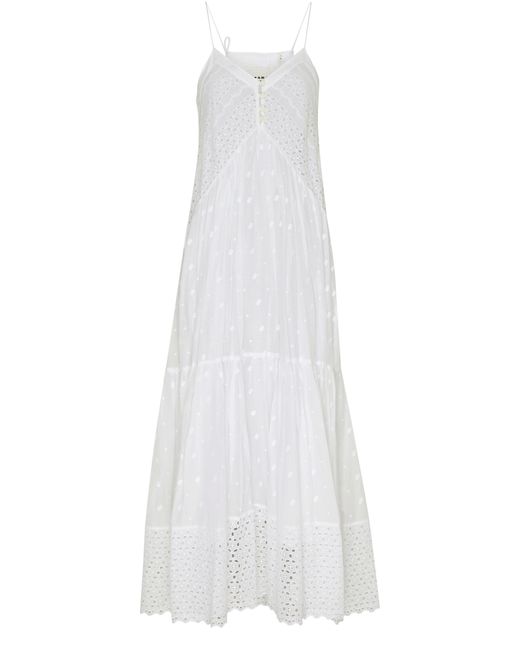 Isabel Marant White Sabba Maxi Dress