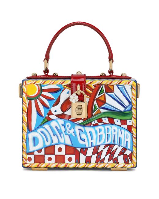 Dolce & Gabbana Blue Dolce Box Handbag