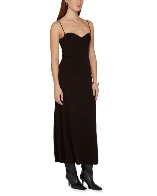 Lisa Yang Black Alicia Cashmere Top