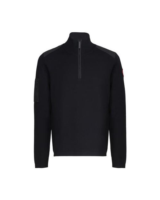 canada goose half zip