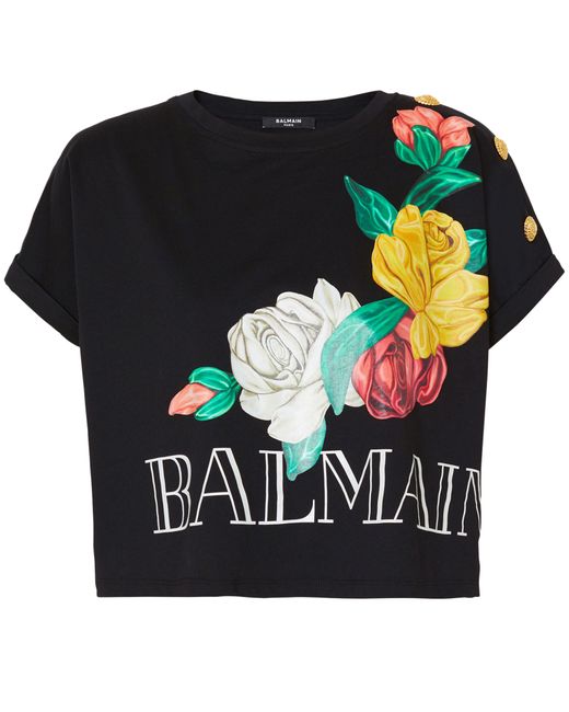 Tops > t-shirts Balmain en coloris Black