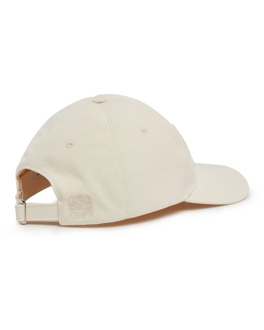 Loewe White Cap With Embroidered Logo for men