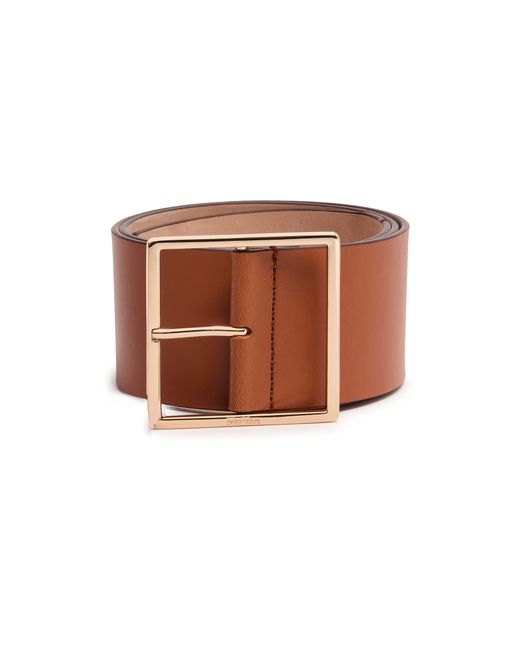 Max Mara Brown Breiter Ledergürtel