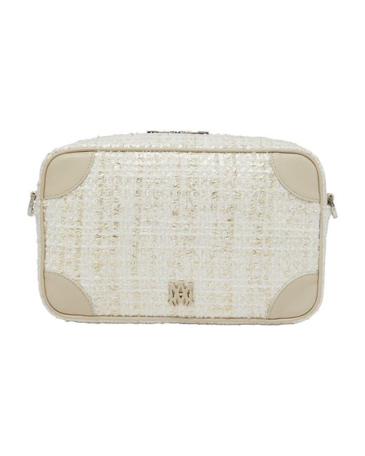 Amiri Natural Sequin Bouble Camera Bag for men