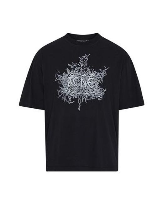 Acne Black Short-sleeved T-shirt for men