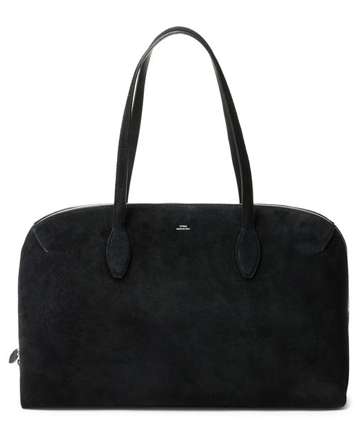 Sac Cabas En Daim Totême  en coloris Black