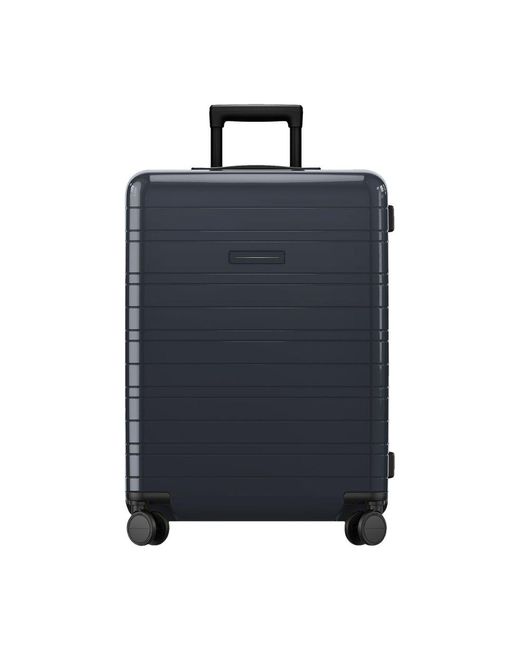 Horizn Studios Blue H6 Essential Glossy Check-In Luggage (65,5L) for men