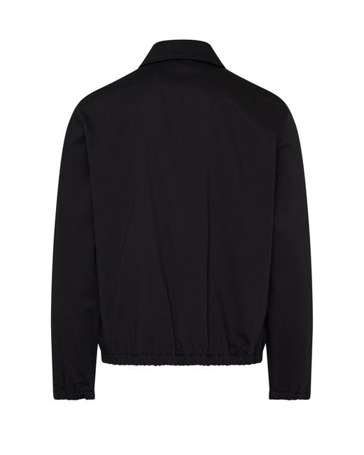AMI Black Ami De Cœur Zipped Jacket for men
