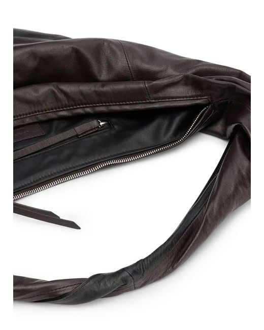 Lemaire Black Scarf Small Bag