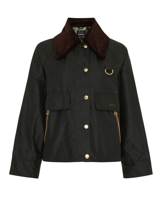 Barbour Catton Jacket in Black | Lyst