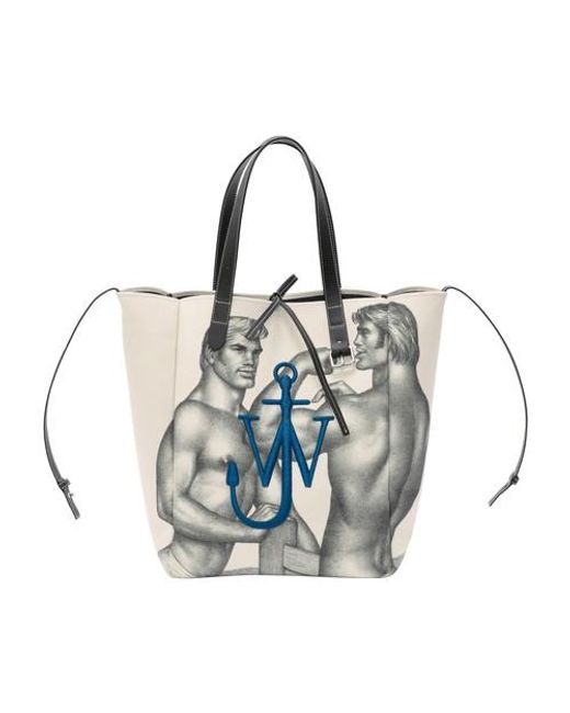 J.W. Anderson White X Tom Of Finland Tote Bag for men