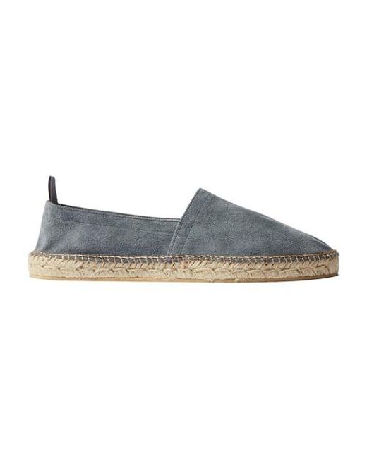 SCAROSSO Pablo Plain Espadrilles in Grey for Men Mens Shoes Slip-on shoes Espadrille shoes and sandals Grey 