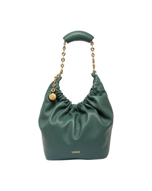 Loewe Green Small Squeeze Bag